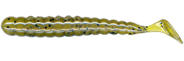 Charlie Brewer's 3 Bass Slider Grub – 30 Pezzi Colore Pearl – Esca Da Pesca In Freshwater - Foto 3
