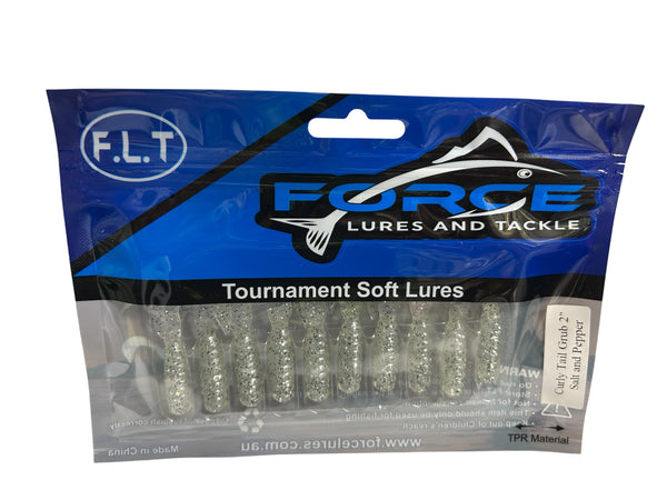 Force Lures Curly Tail Grub 2"