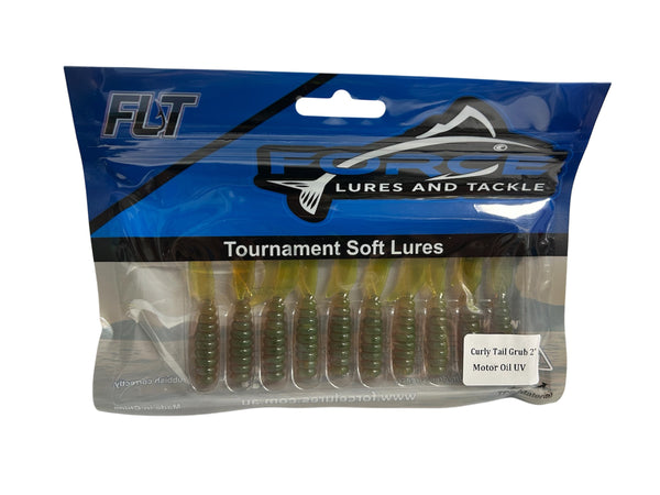 Force Lures Curly Tail Grub 2"