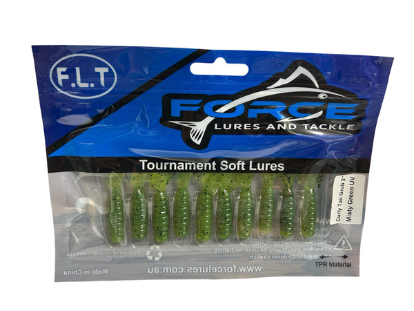 Force Lures Curly Tail Grub 2"