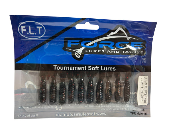 Force Lures Curly Tail Grub 2"