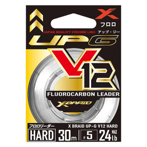 X-Braid UP-G Leader V12 Hard Fluorocarbon Leader