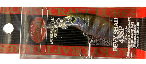 Lucky Craft Tango Bevy Shad 45