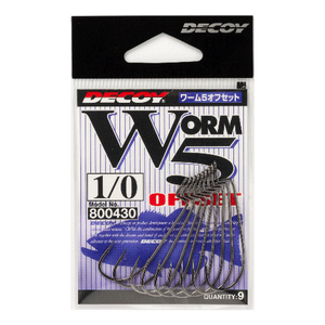 Decoy Worm 5 Offset Worm Hooks