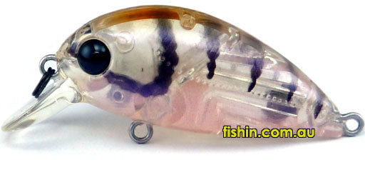 Atomic Hardz Crank Deep 38mm Hard Body Fishing Lure #Purple Shadow