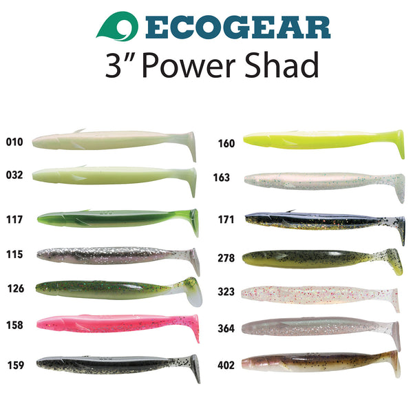 Ecogear Power Shad 3"